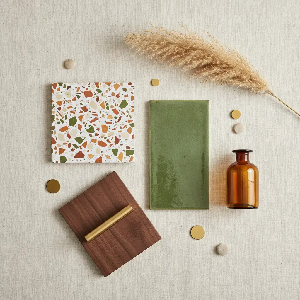 70s Interieur Badkamer - inrichting en decoratie