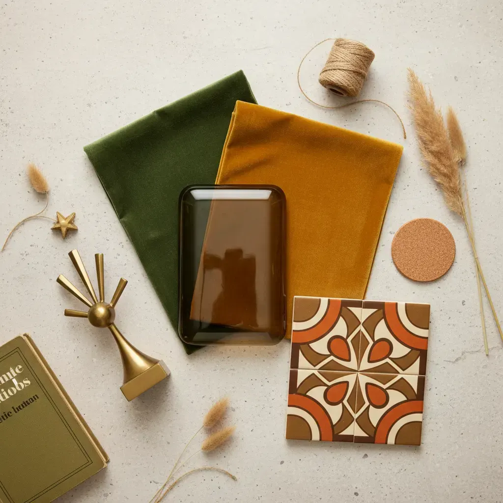 70s Interieur Eetkamer - inrichting en decoratie