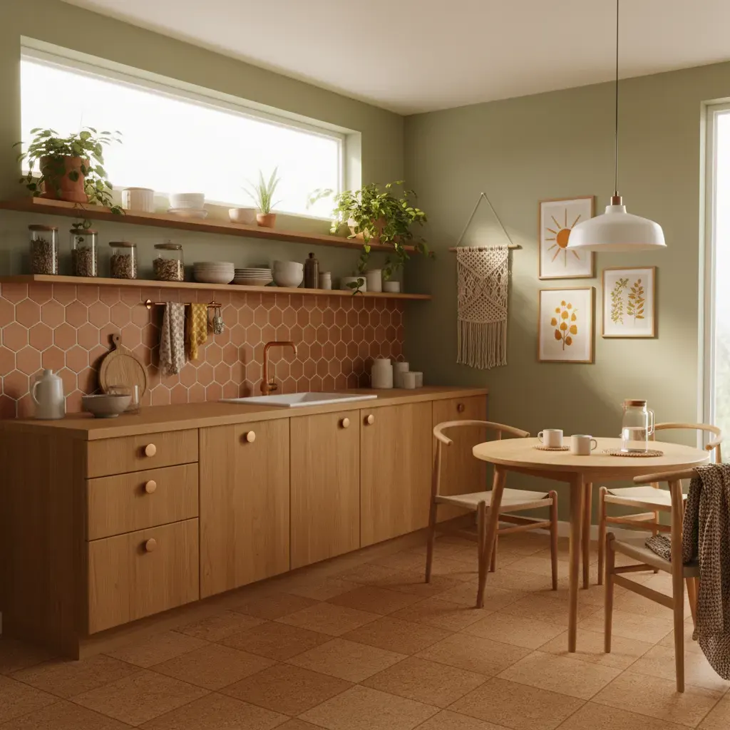 70s Interieur Keuken - budgetvriendelijke look