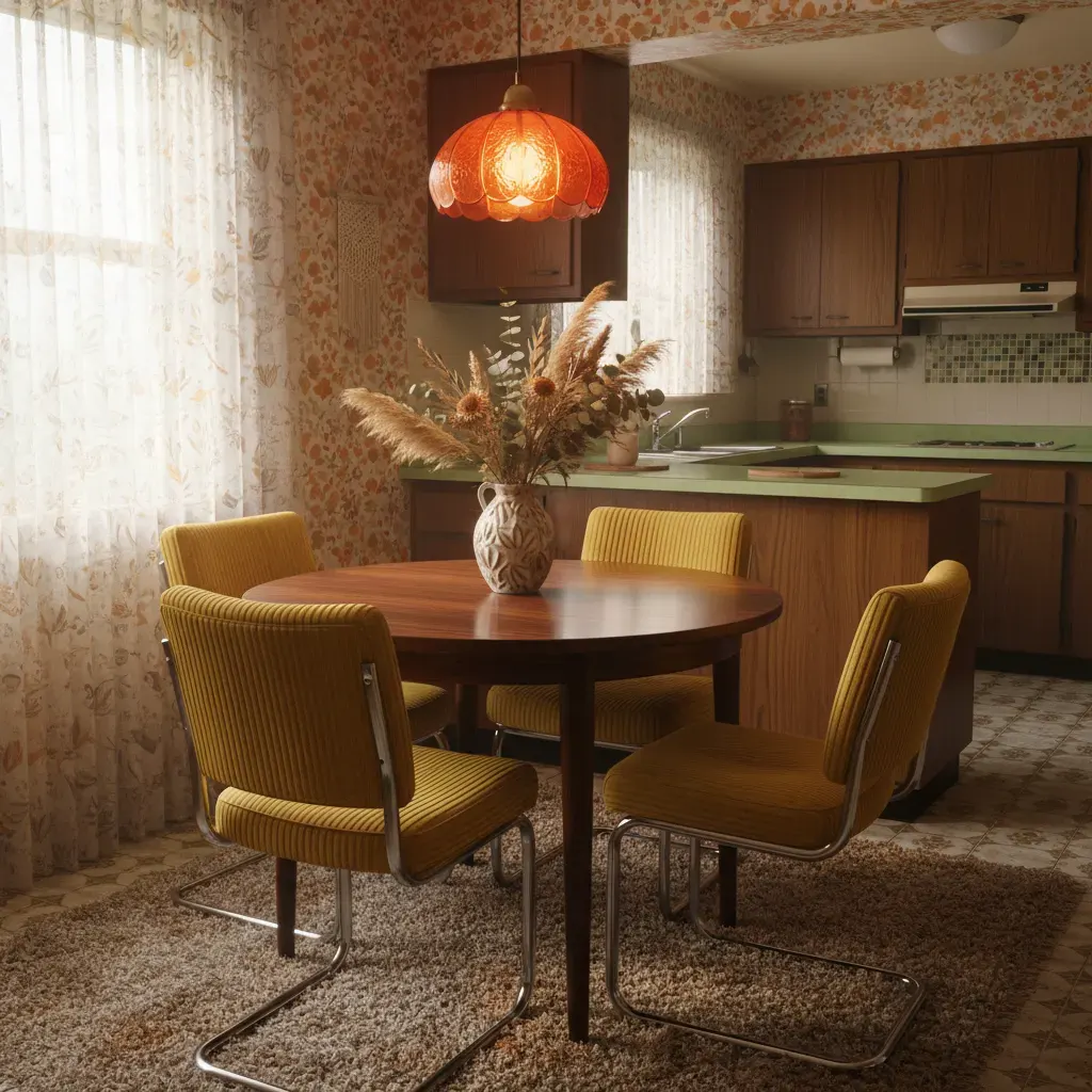 70s Interieur Keuken - kleurenpalet en sfeer