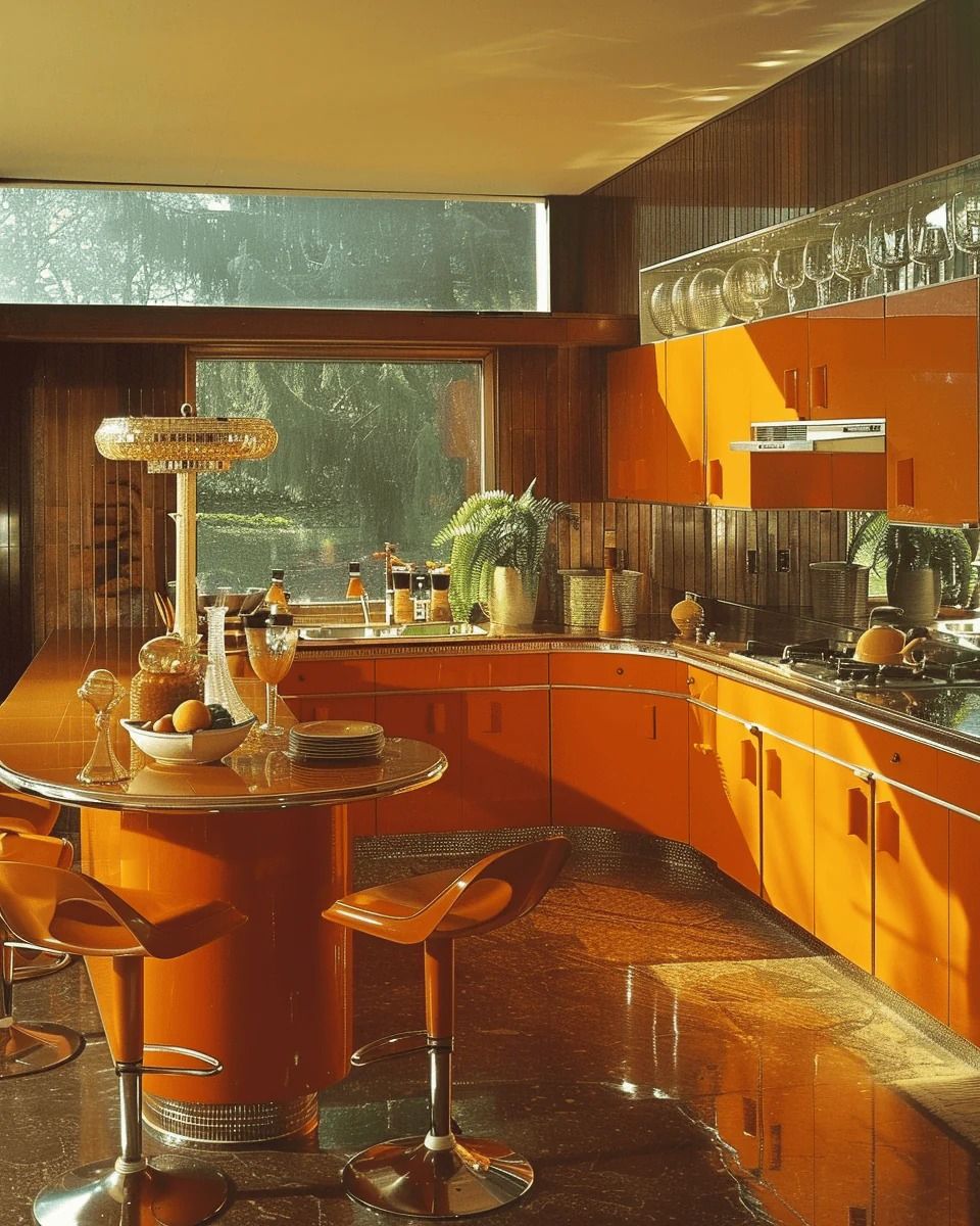 70s Interieur Keuken - sfeervolle keuken 1