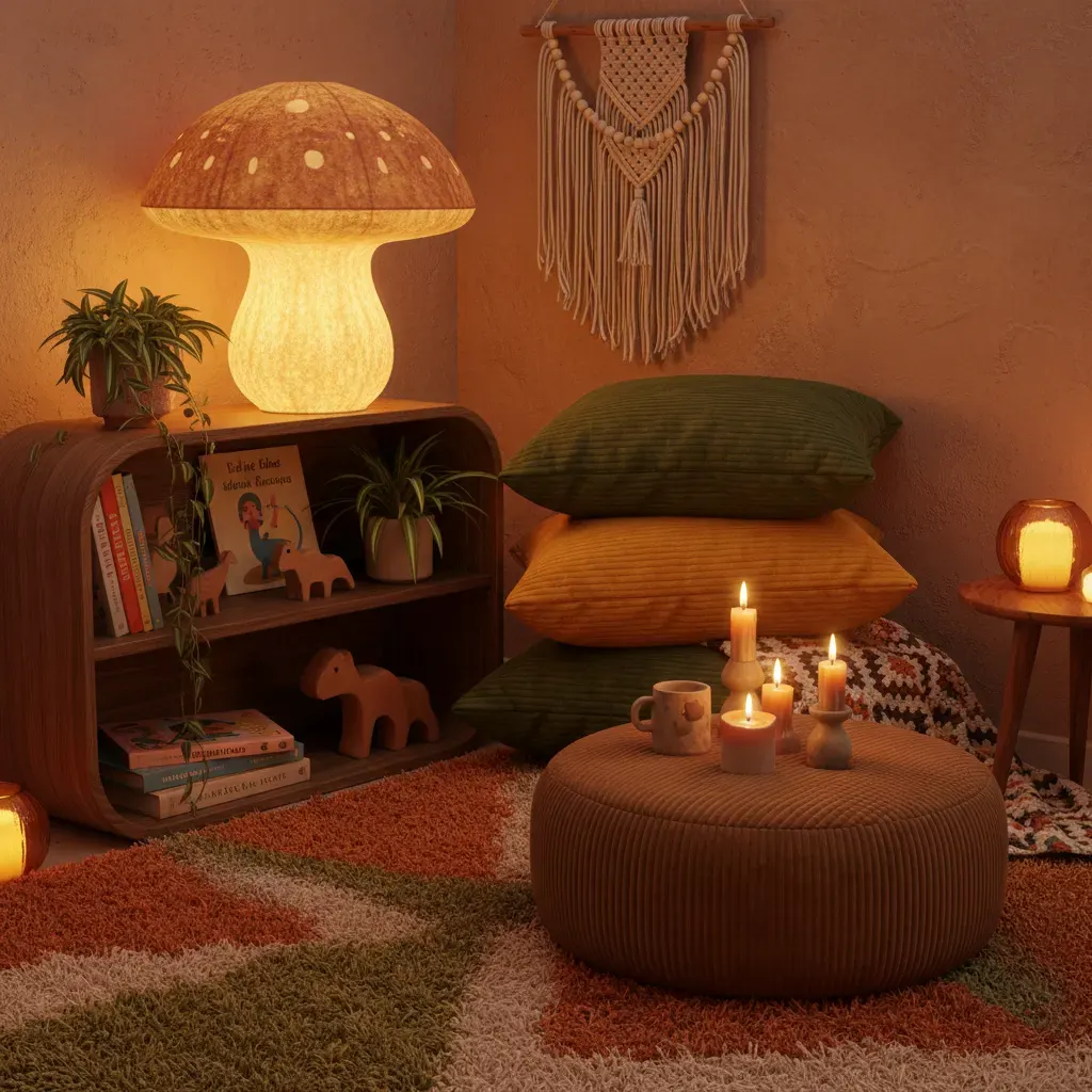 70s Interieur Kinderkamer - sfeervol hoekje