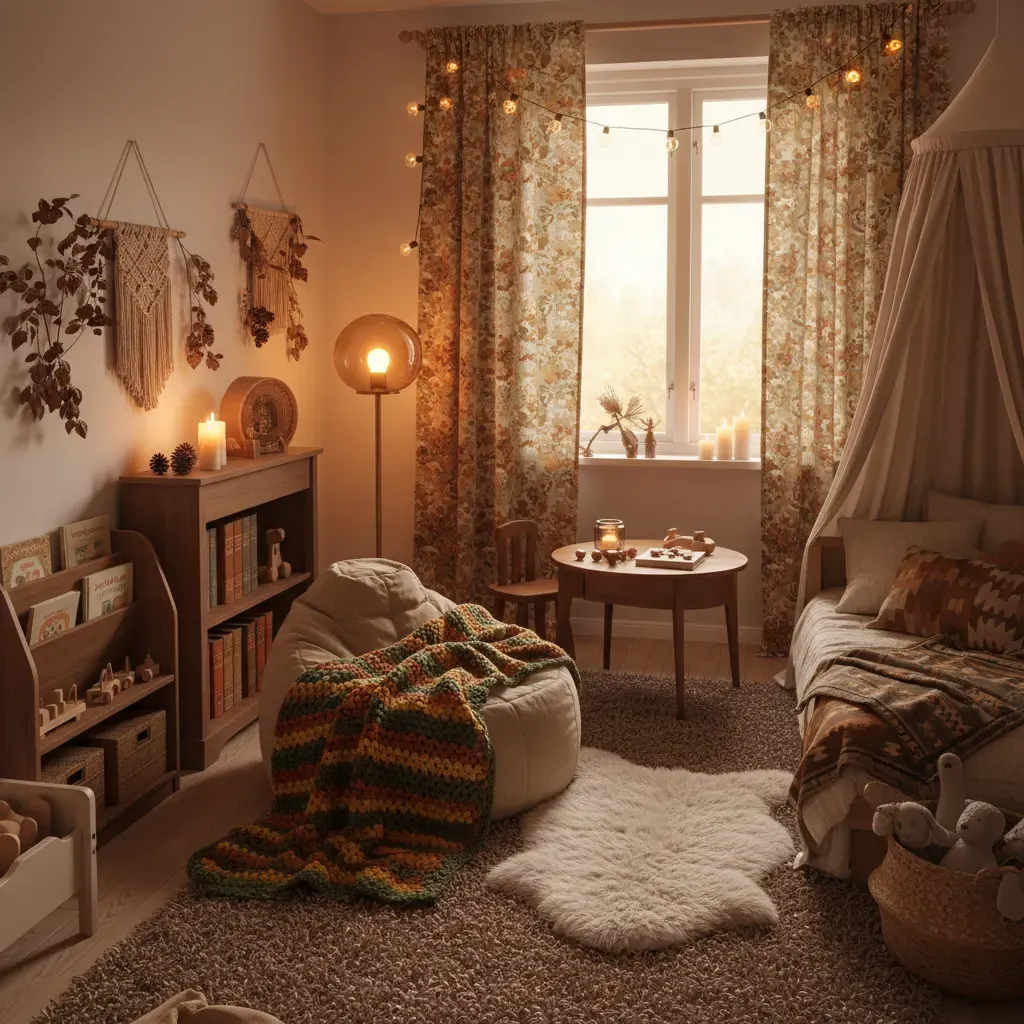 70s Interieur Kinderkamer - seizoensvariant