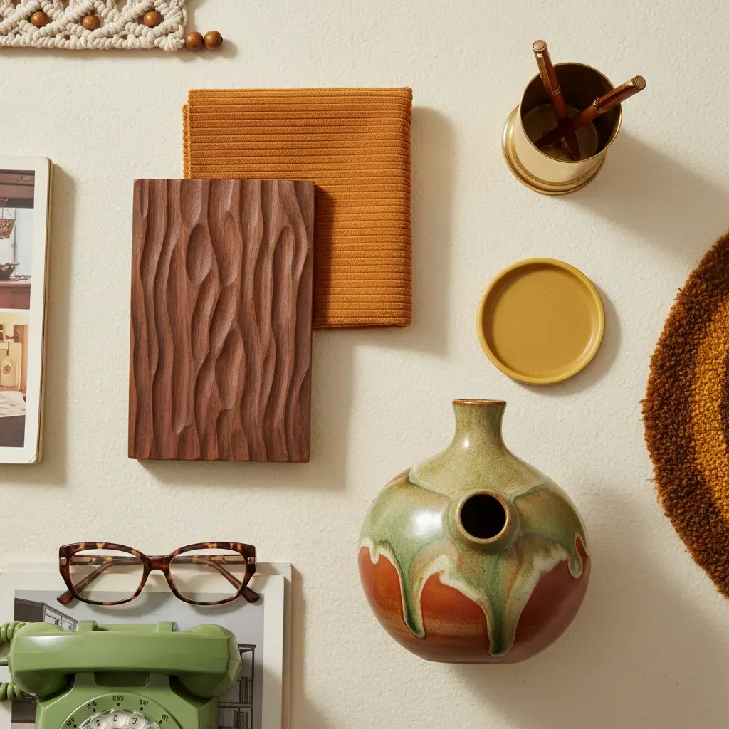 70s Interieur Werkkamer - inrichting en decoratie