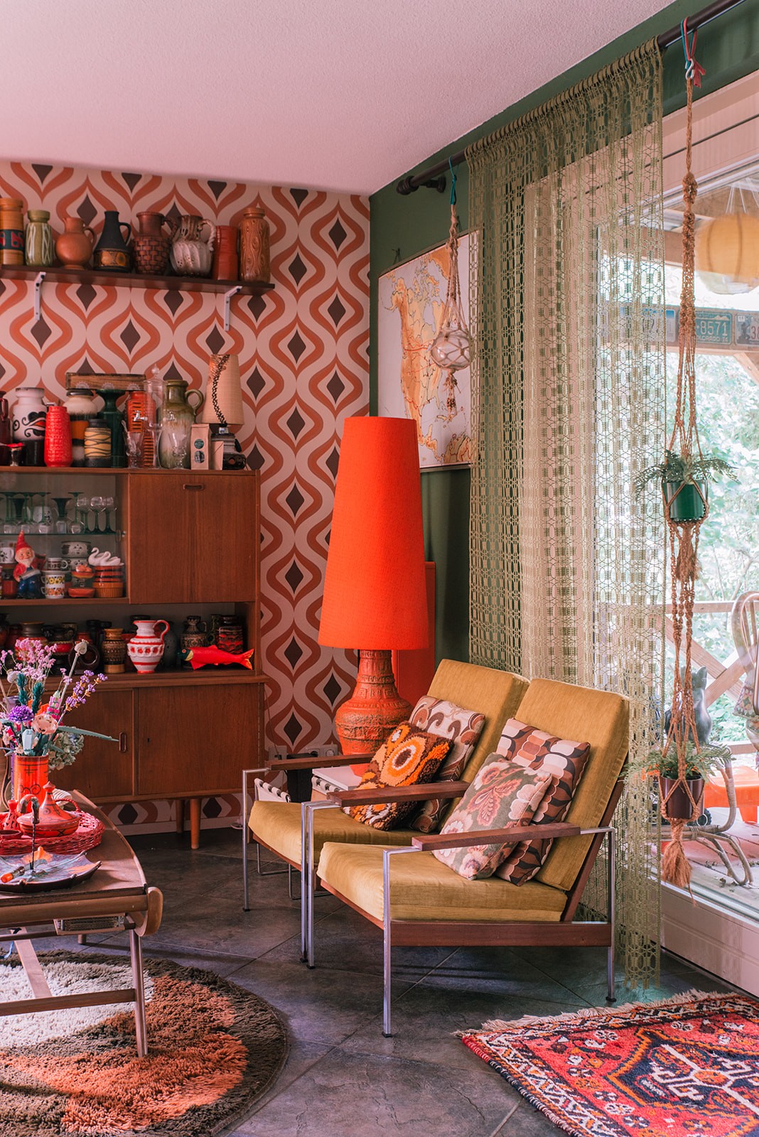 70s Interieur Werkkamer - sfeervolle werkkamer 1