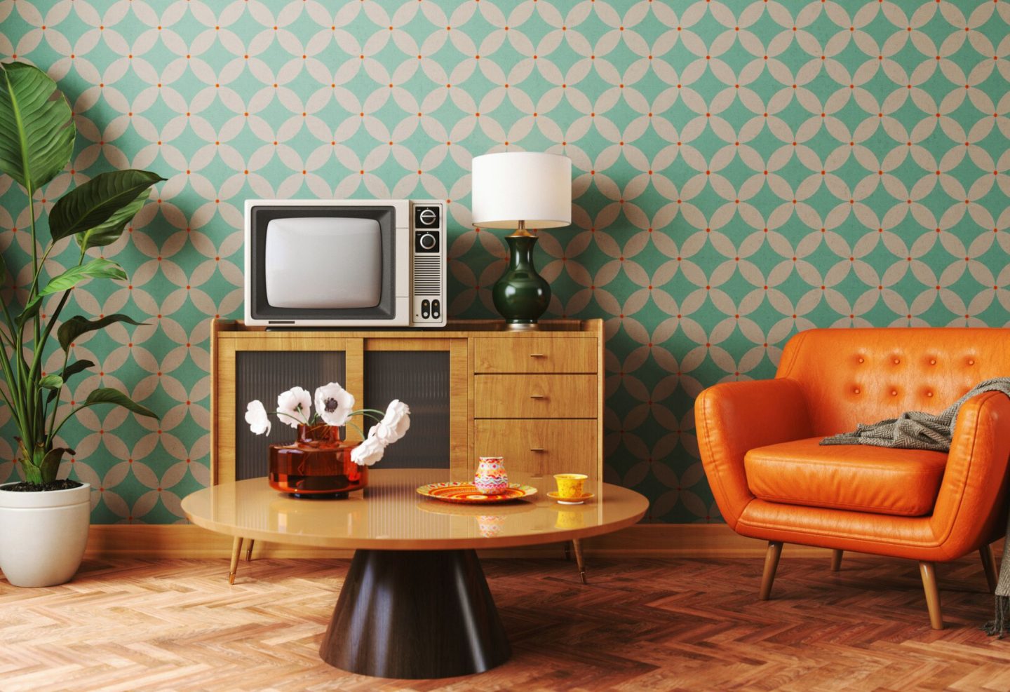 70s Interieur Werkkamer - sfeervolle werkkamer 8