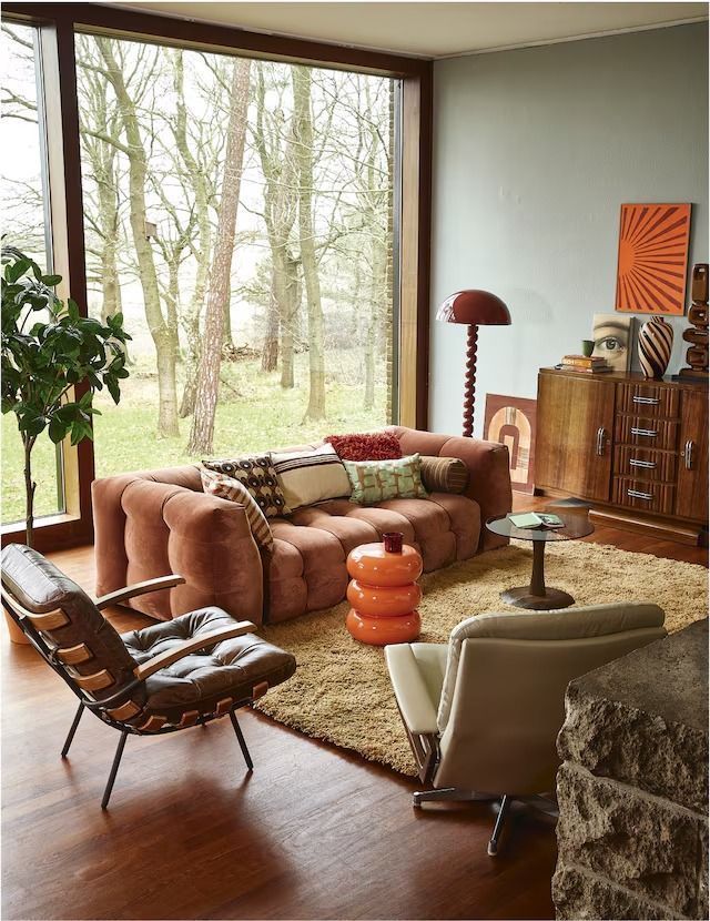 70s Interieur Woonkamer - sfeervolle woonkamer 12