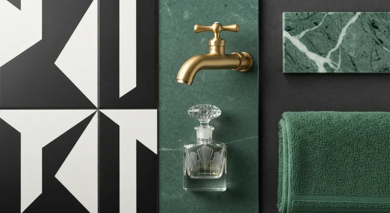 Art Deco Badkamer - inrichting en decoratie