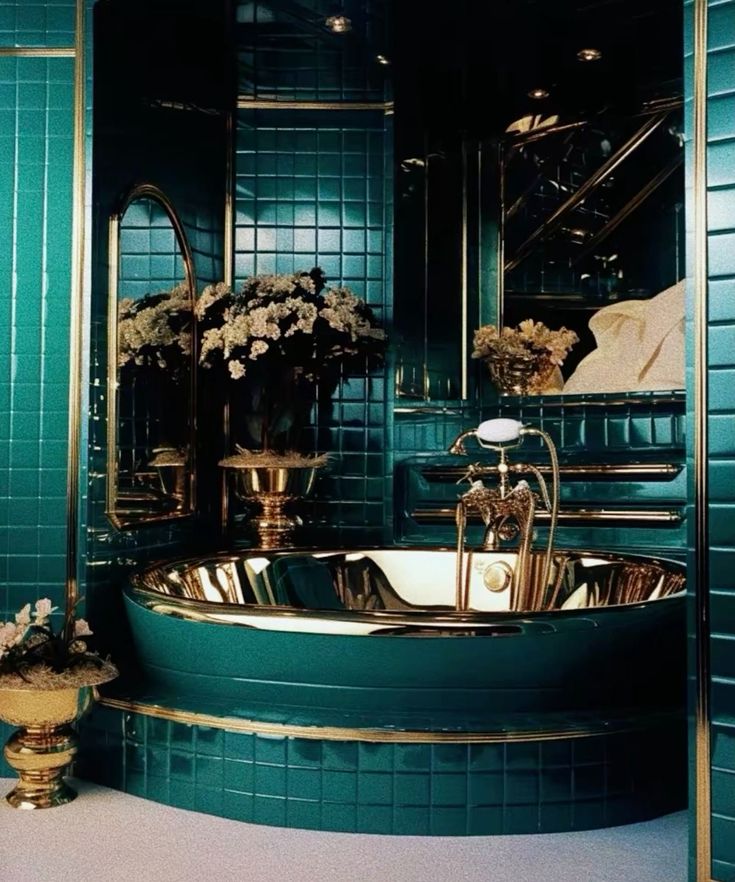 Art Deco Badkamer - sfeervolle badkamer 14