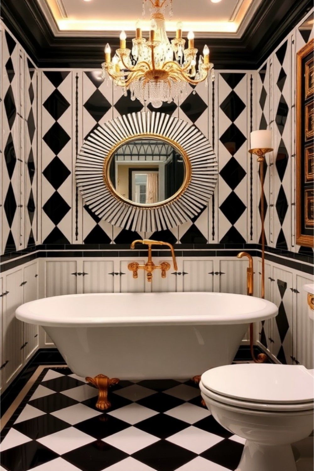 Art Deco Badkamer - sfeervolle badkamer 3