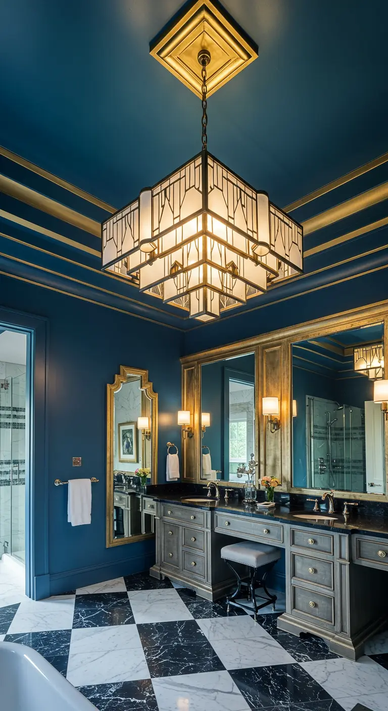 Art Deco Badkamer - sfeervolle badkamer 7