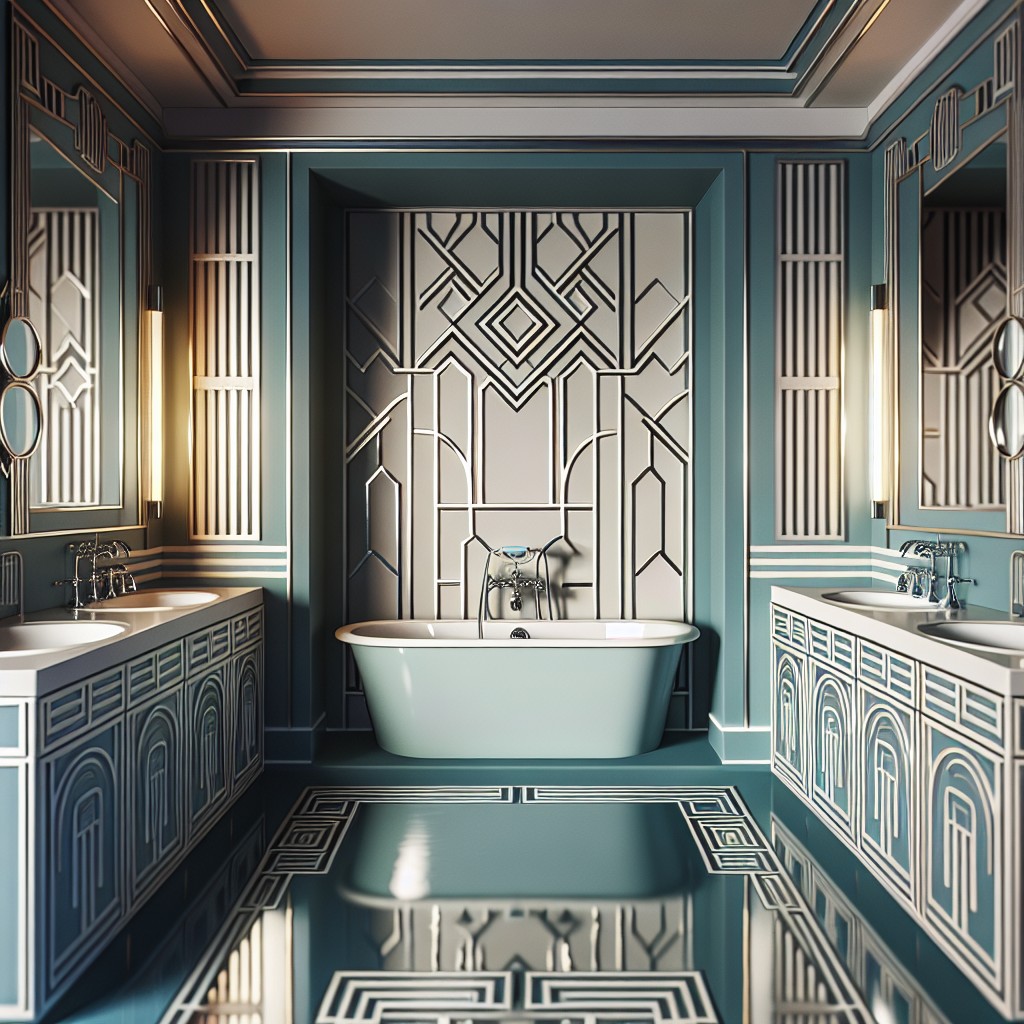Art Deco Badkamer - sfeervolle badkamer 9