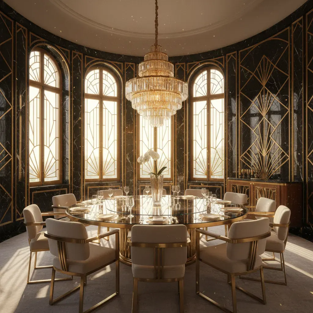 Art Deco Eetkamer - ochtendlicht