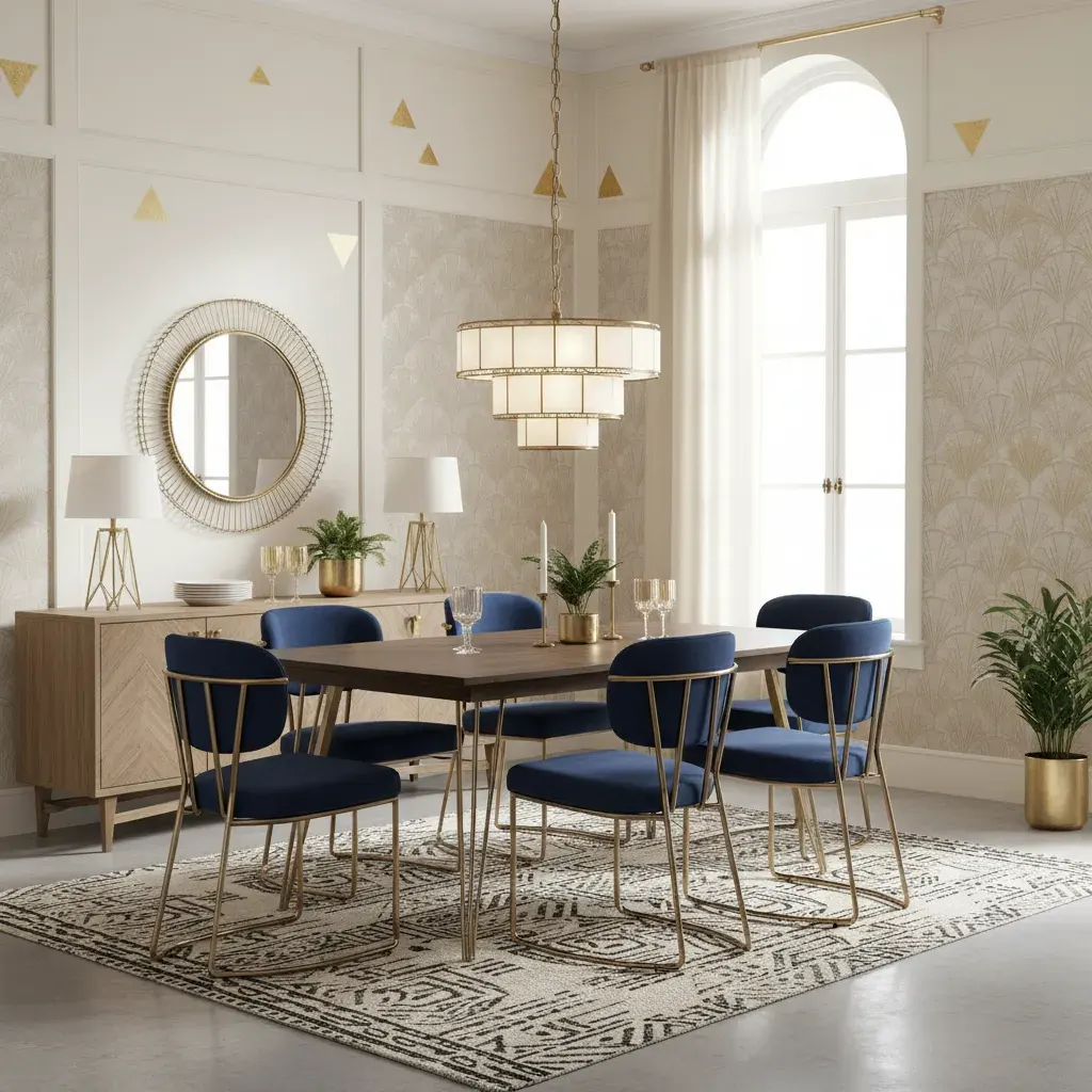 Art Deco Eetkamer - budgetvriendelijke look