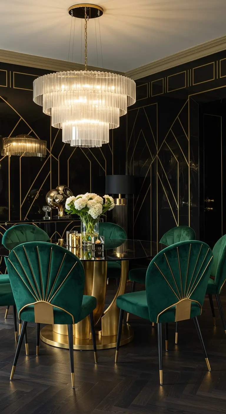 Art Deco Eetkamer - sfeervolle eetkamer 11