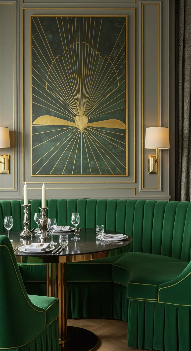 Art Deco Eetkamer - sfeervolle eetkamer 13