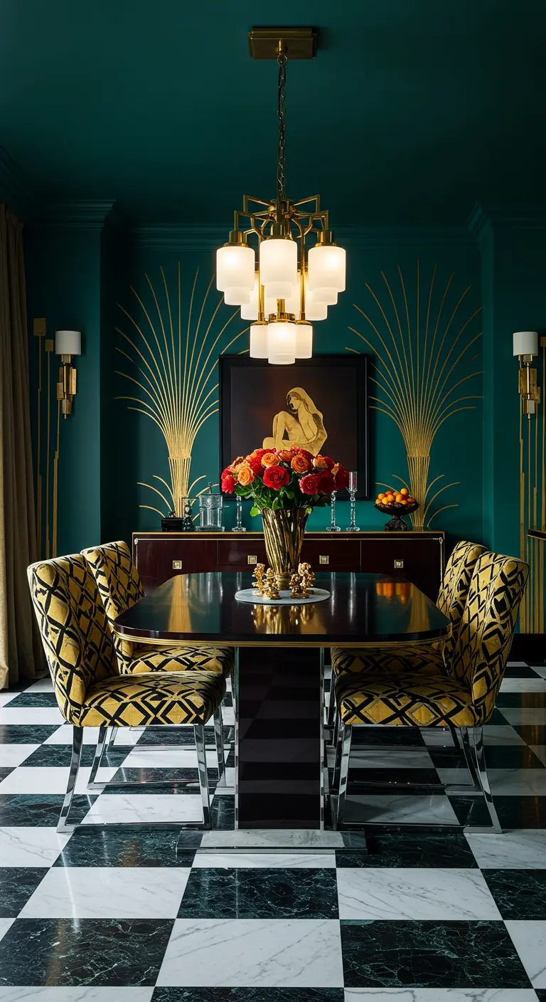 Art Deco Eetkamer - sfeervolle eetkamer 3