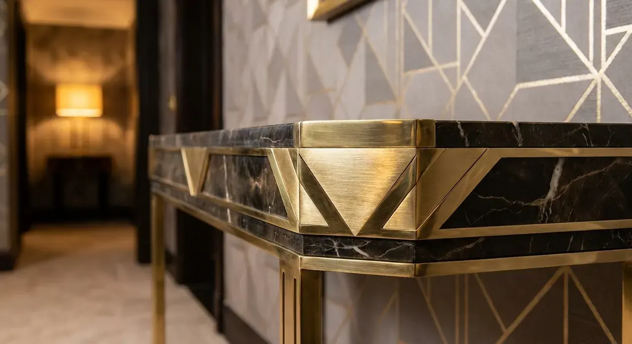 Art Deco Hal - meubels en opstelling