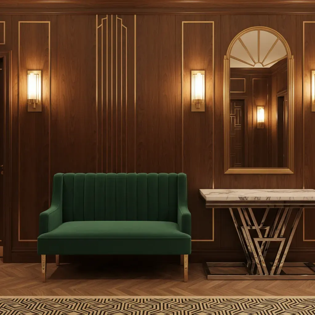 Art Deco Hal - kleurenpalet en sfeer