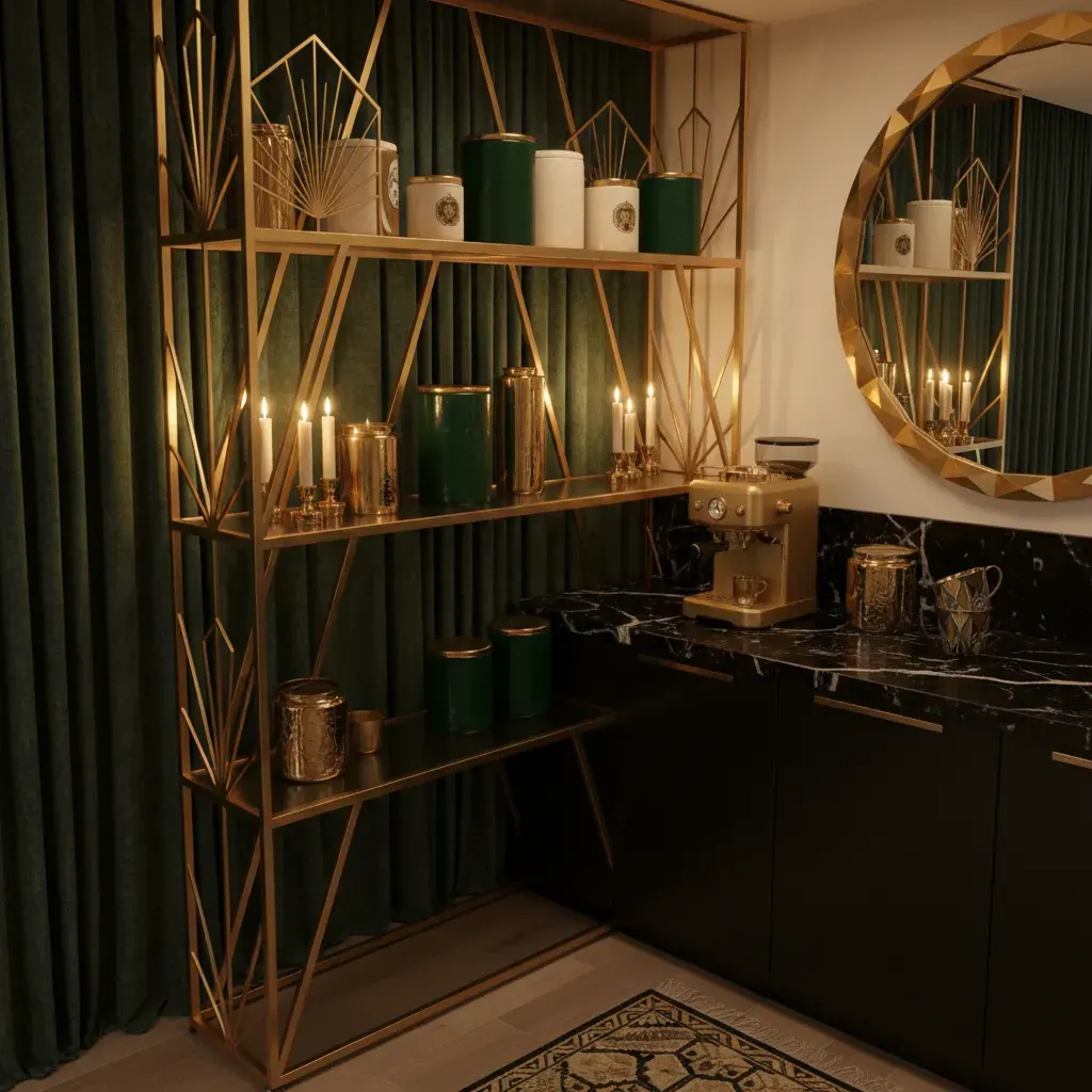 Art Deco Keuken - sfeervol hoekje