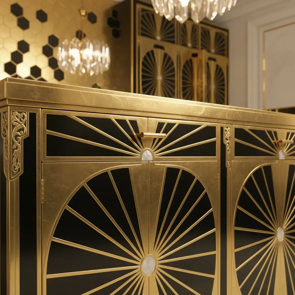 Art Deco Keuken - meubels en opstelling