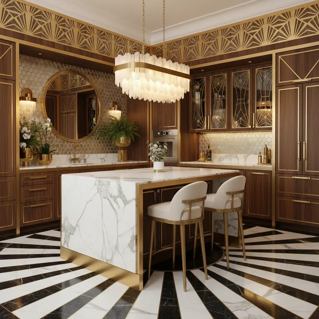 Art Deco Keuken - luxe variant