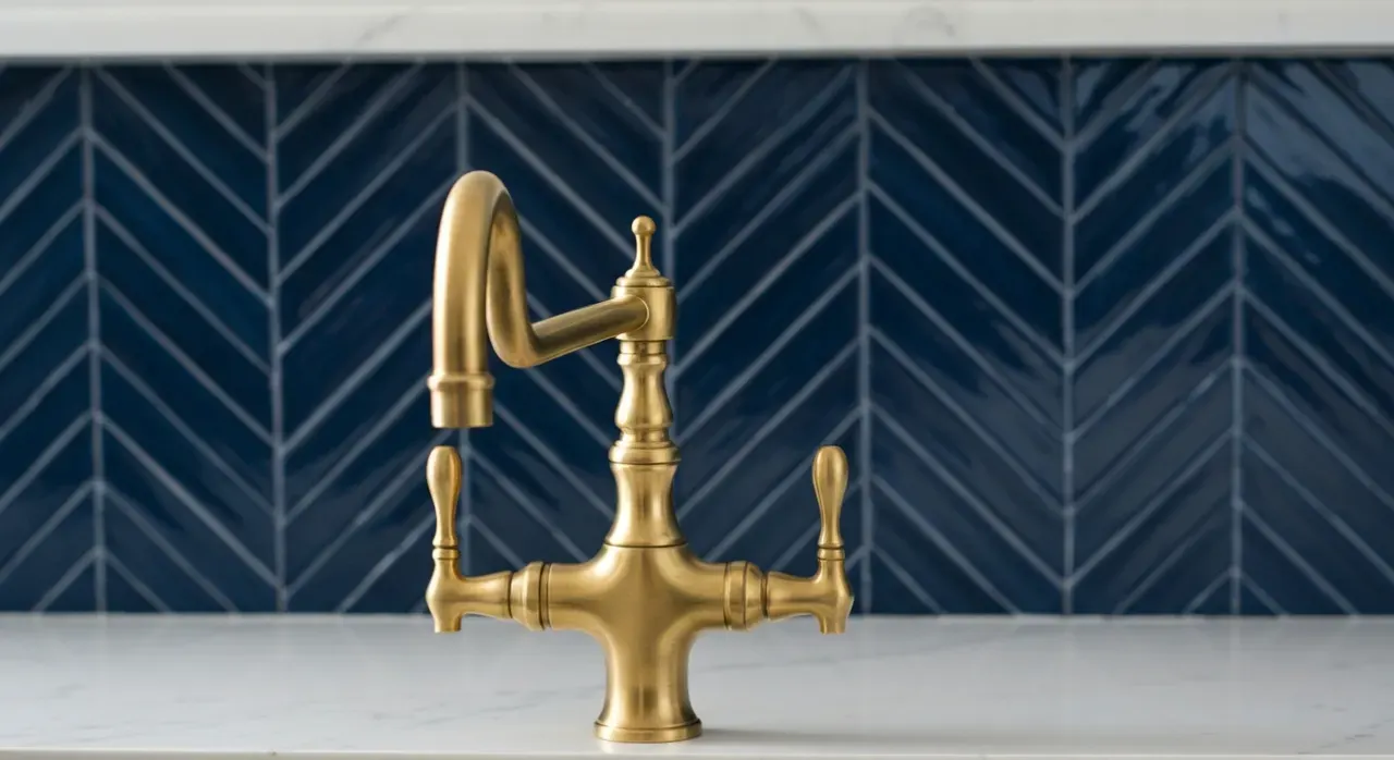 Art Deco Keuken - detail van materialen en textuur