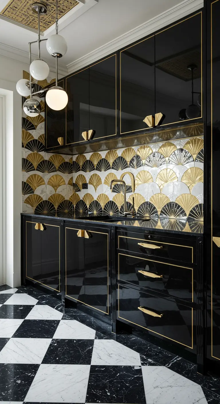 Art Deco Keuken - sfeervolle keuken 11