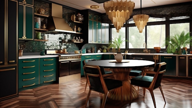 Art Deco Keuken - sfeervolle keuken 13