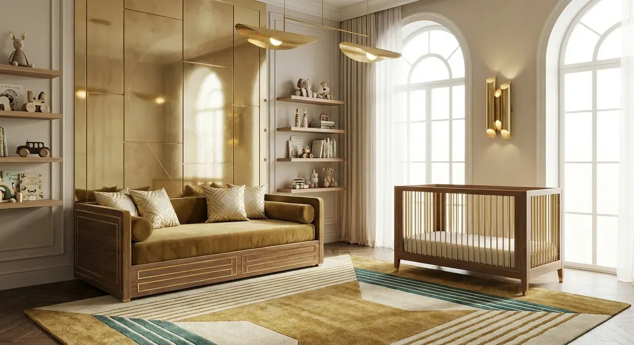 Art Deco Kinderkamer - luxe variant