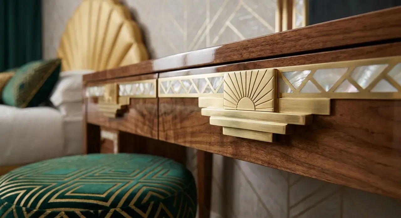 Art Deco Slaapkamer - meubels en opstelling