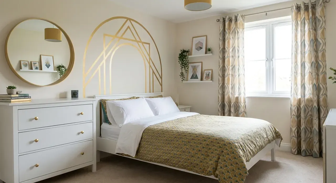 Art Deco Slaapkamer - budgetvriendelijke look