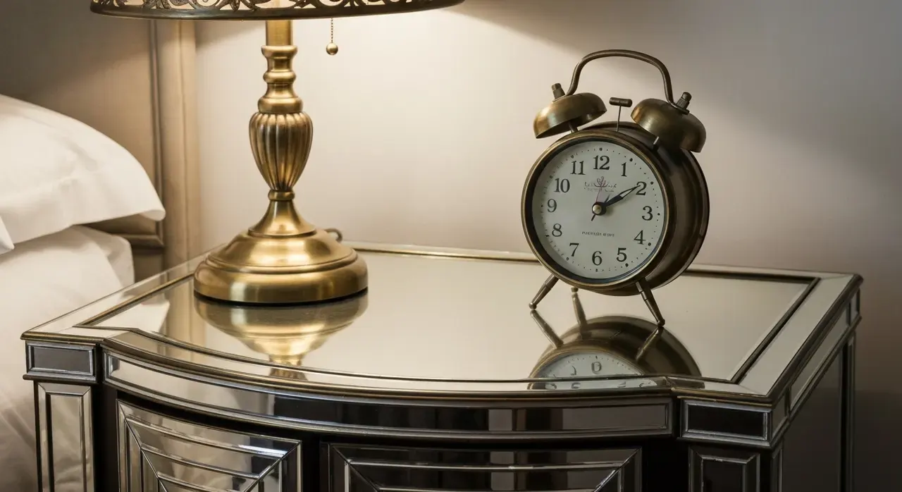 Art Deco Slaapkamer - detail van materialen en textuur