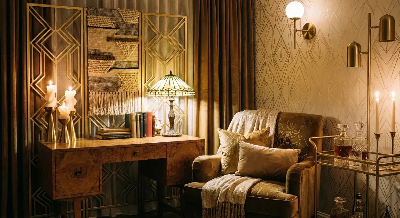 Art Deco Werkkamer - sfeervol hoekje