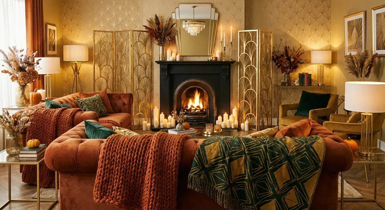 Art Deco Woonkamer - seizoensvariant