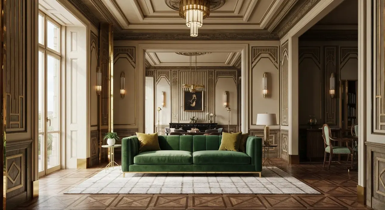 Art Deco woonkamer