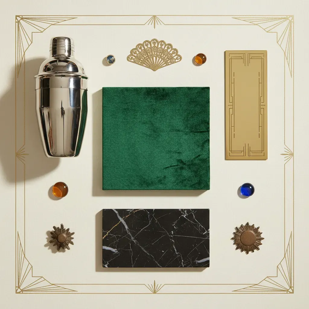 Art Deco Woonkamer - inrichting en decoratie