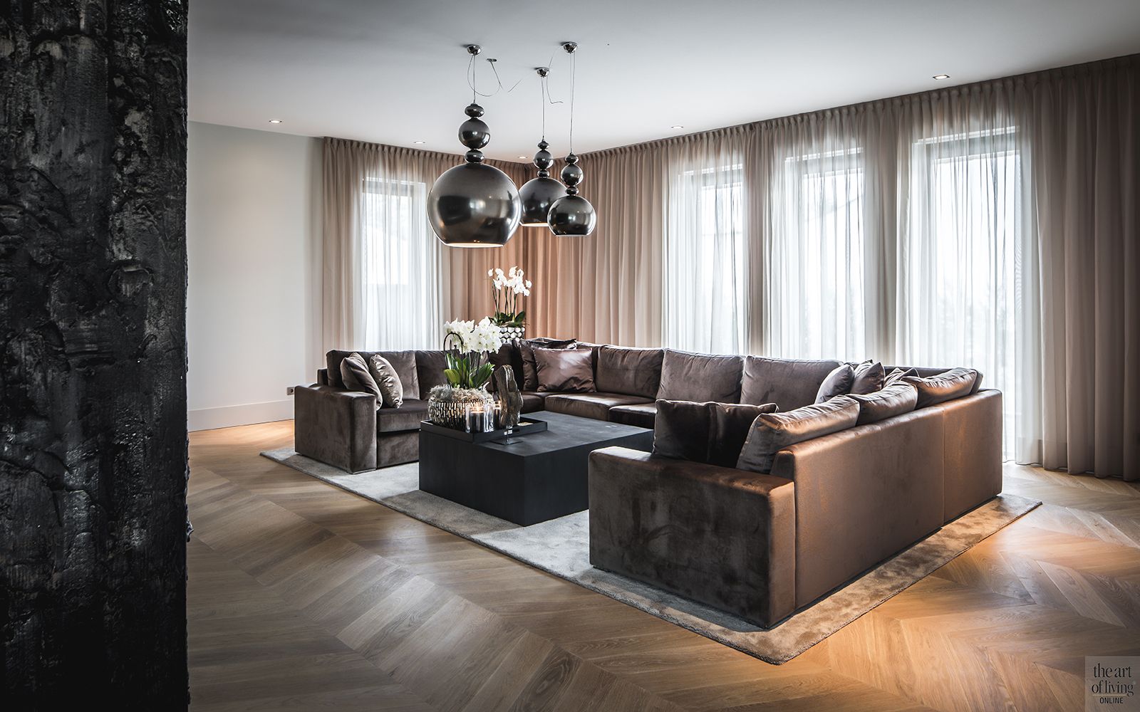 Art Deco Woonkamer - sfeervolle woonkamer 5