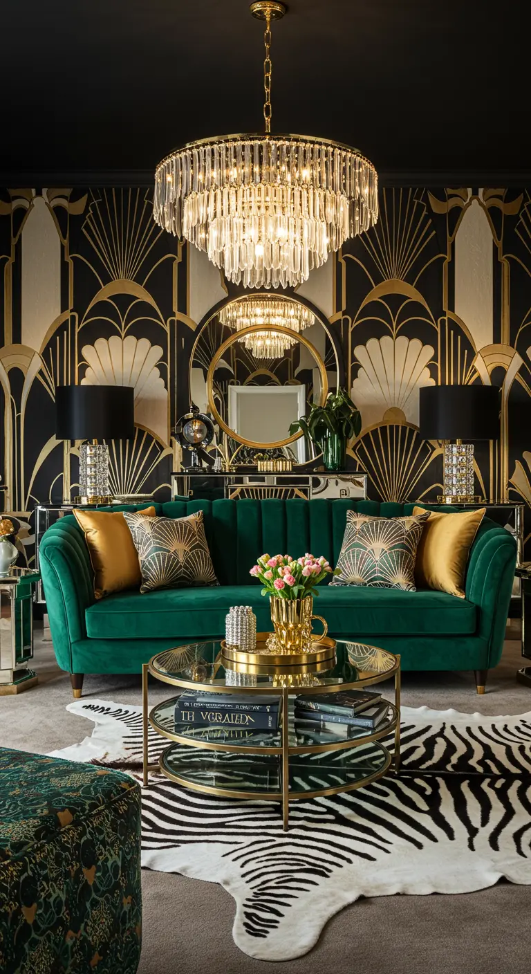 Art Deco Woonkamer - sfeervolle woonkamer 6