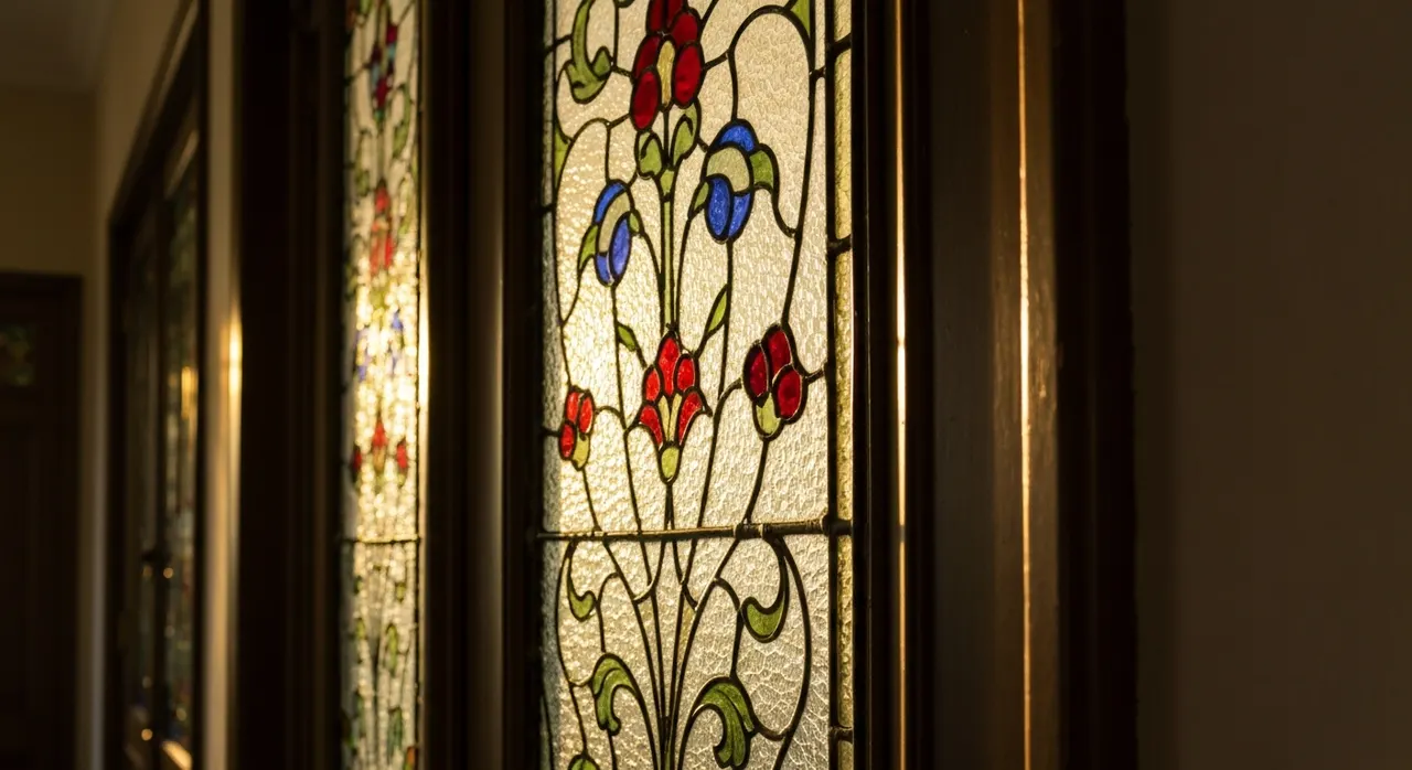 Art Nouveau Hal - detail van materialen en textuur