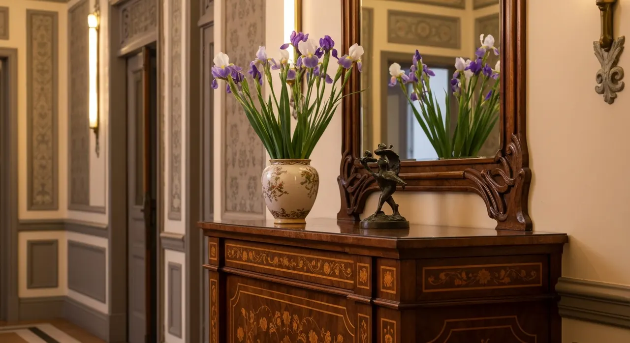 Art Nouveau Hal - kleurenpalet en sfeer