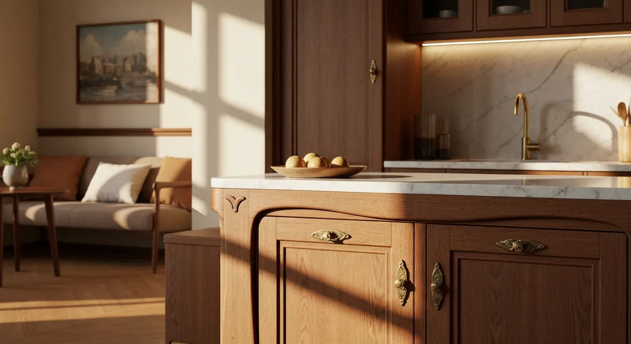 Art Nouveau Keuken - kleurenpalet en sfeer