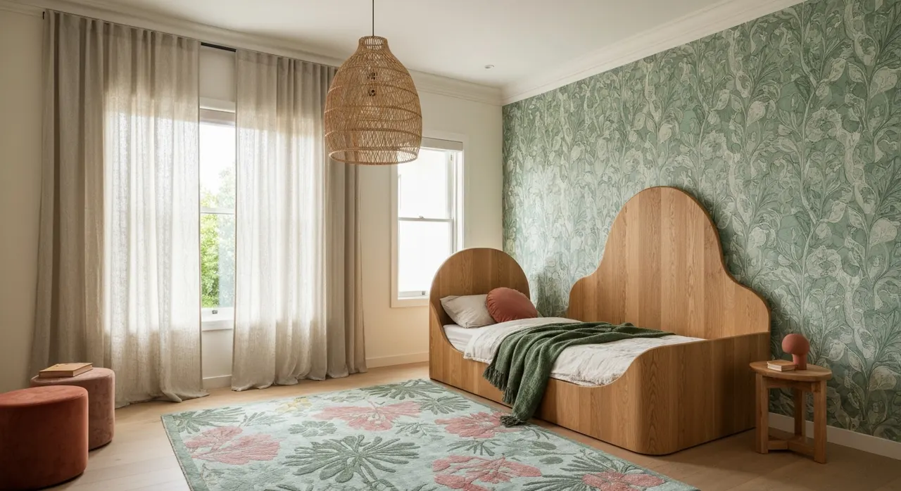 Art Nouveau kinderkamer