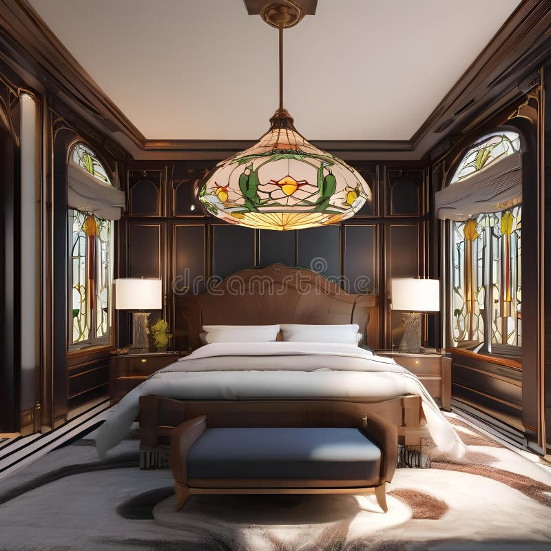 Art Nouveau Slaapkamer - sfeervolle slaapkamer 6