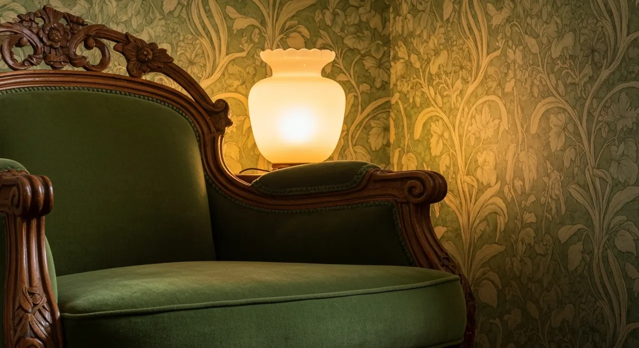 Art Nouveau Werkkamer - kleurenpalet en sfeer