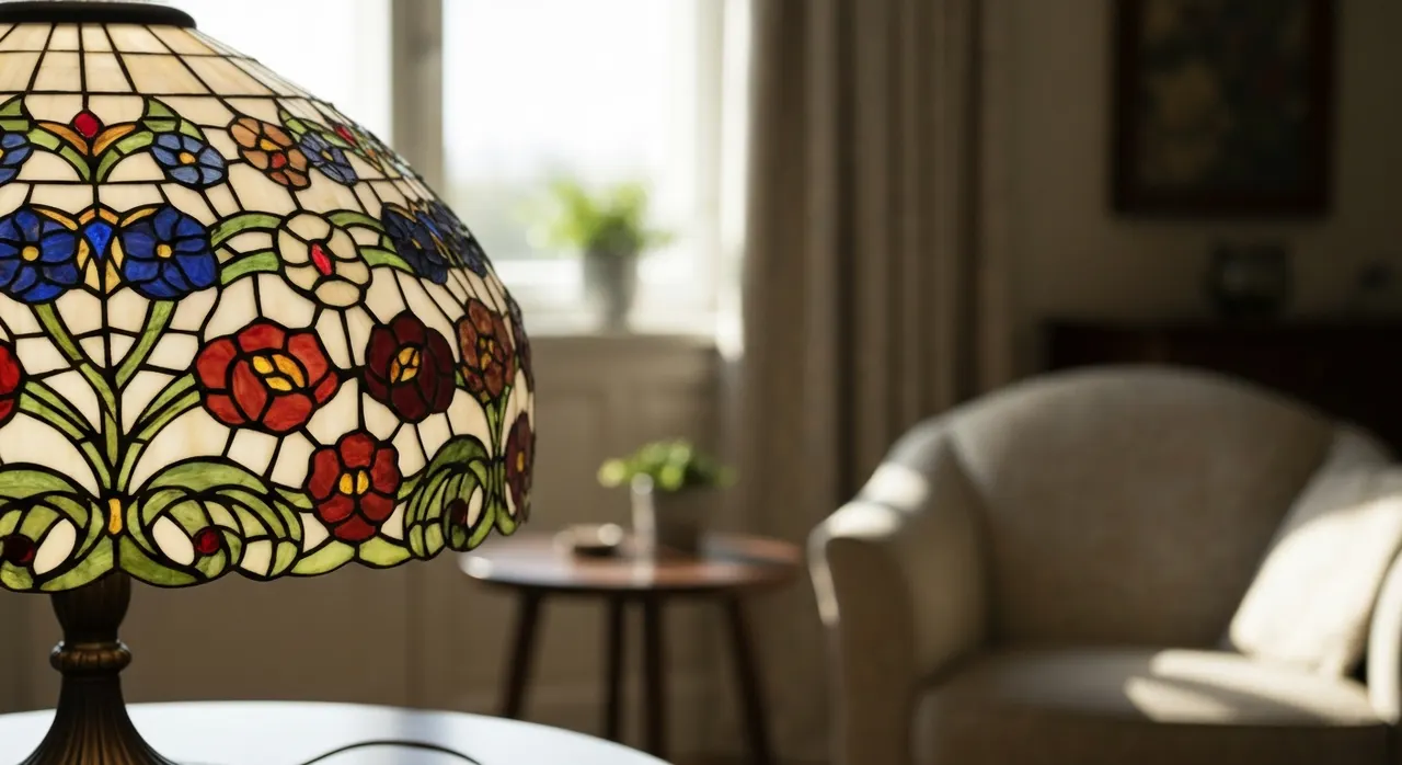 Art Nouveau Woonkamer - detail van materialen en textuur