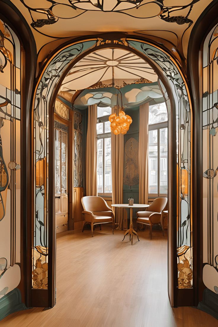 Art Nouveau Woonkamer - sfeervolle woonkamer 4