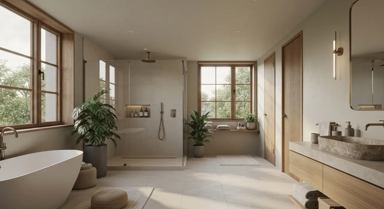 Biophilic Design badkamer