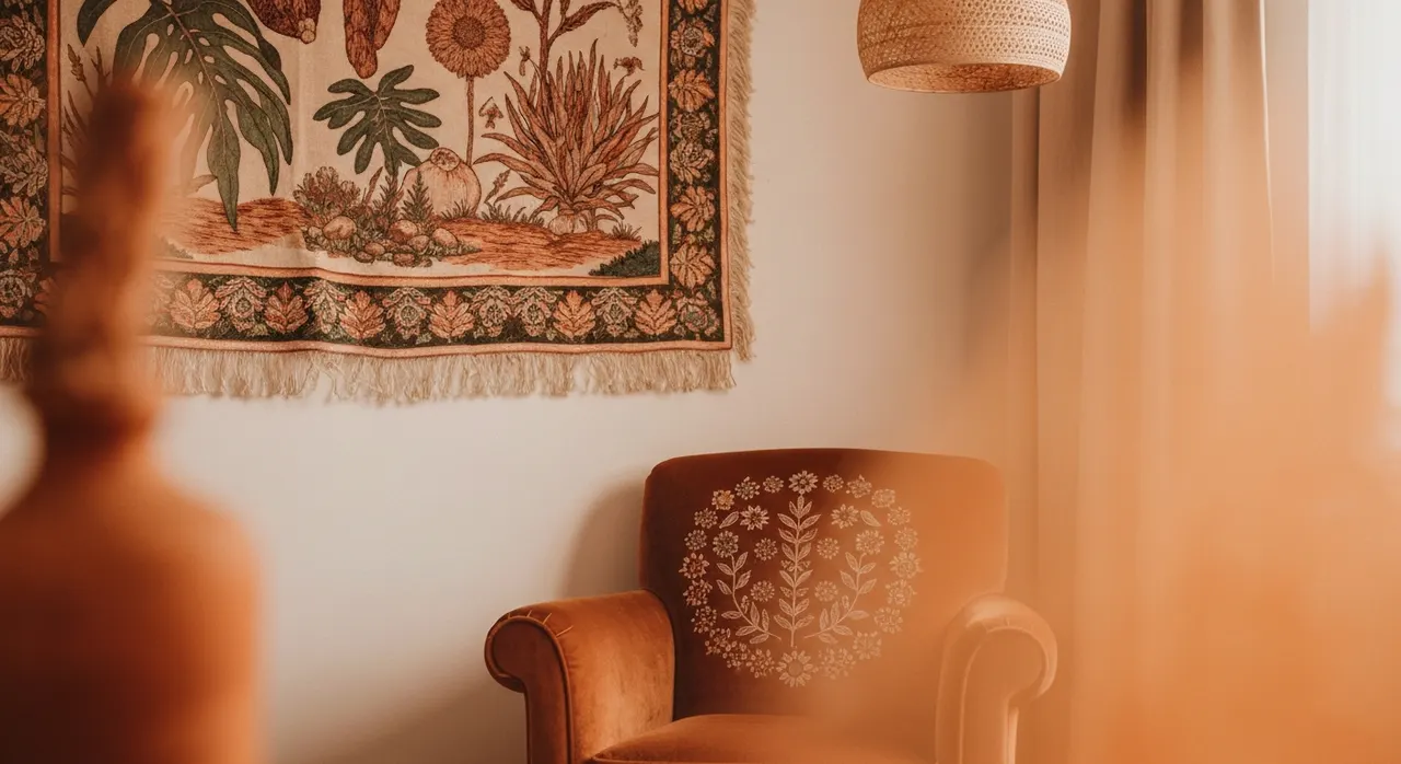 Biophilic Design Kinderkamer - detail van materialen en textuur