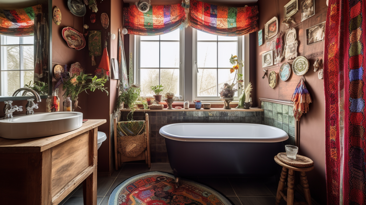 Bohemian Badkamer - sfeervolle badkamer 10